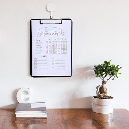 Mr. Pen- Plastic Clipboard, 12.5" x 9", 2 Pack, Clipboard Plastic, Low-Profile Metal Clip with Retractable Hanging Hole