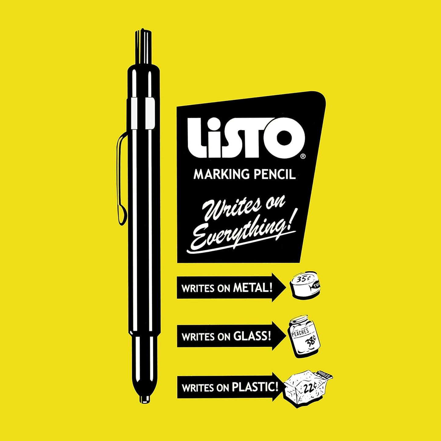 Listo Marking Pencil Refill - Listo 162 Refill, Box of 72, Red