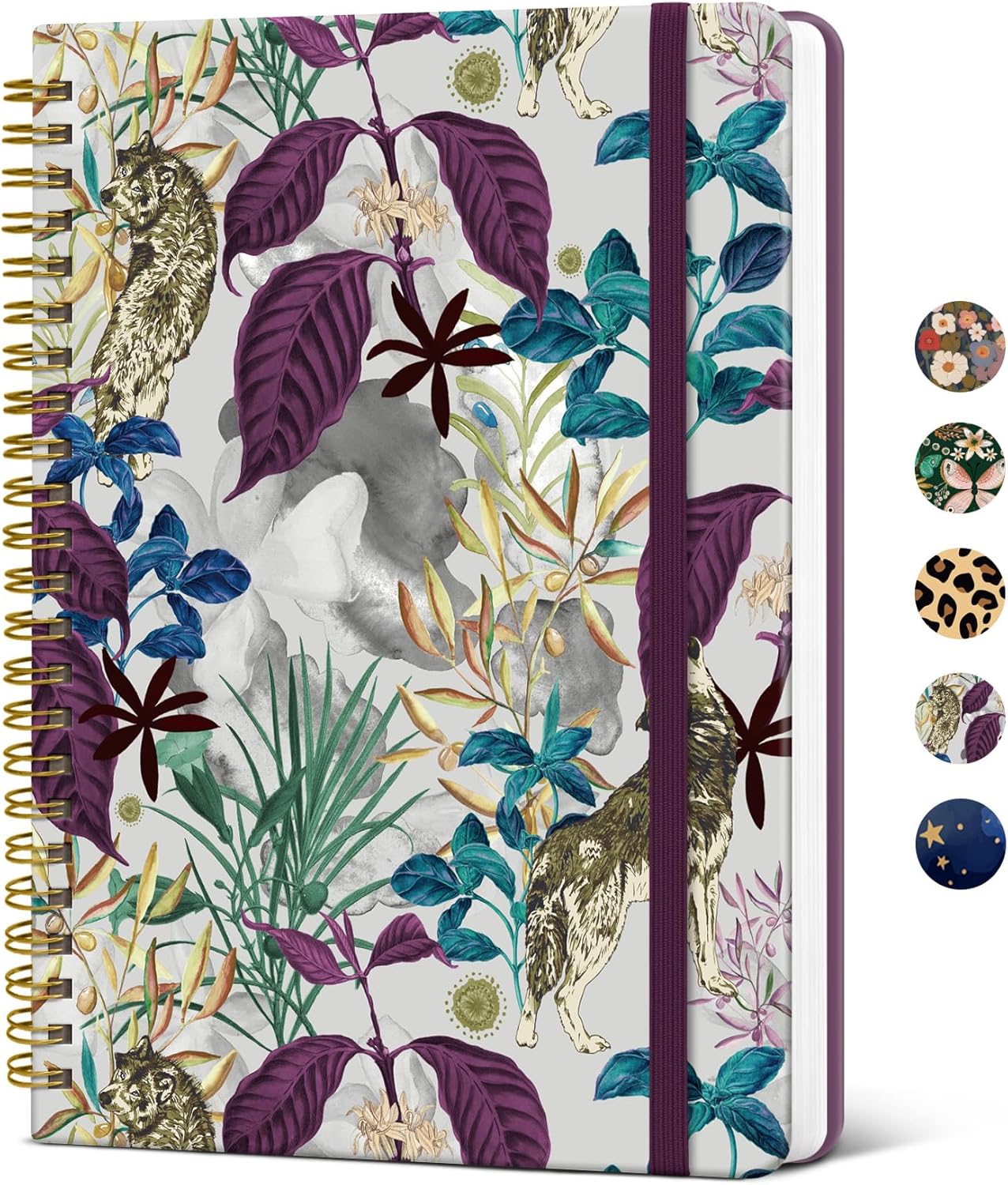 Taja Lined Spiral Notebook Journal for Women A5(5.8" × 8.3"), Cute Hardcover Notebook for Work, School & Note Taking, Pretty College Ruled Journal for Writing, 140 Pages, Sunset