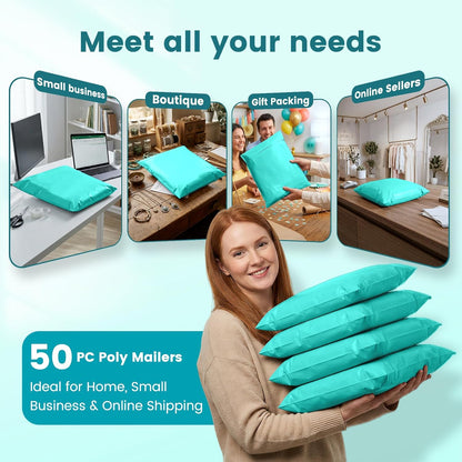 Metronic Poly Mailers 10x13 100 Pcs | Small Shipping Bags for Clothing | Mailing Bags for Small Business, Shipping Envelopes,Packing Bags in Black