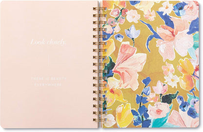 Compendium Spiral Notebook – Expect the Best Things to Happen Today – A Designer Spiral Notebook with 192 Lined Pages, College Ruled, 7.0" W x 9.25" H