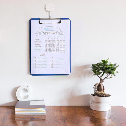 Mr. Pen- Plastic Clipboard, Letter Size, Black, Clipboard Plastic, Low-Profile Metal Clip with Retractable Hanging Hole