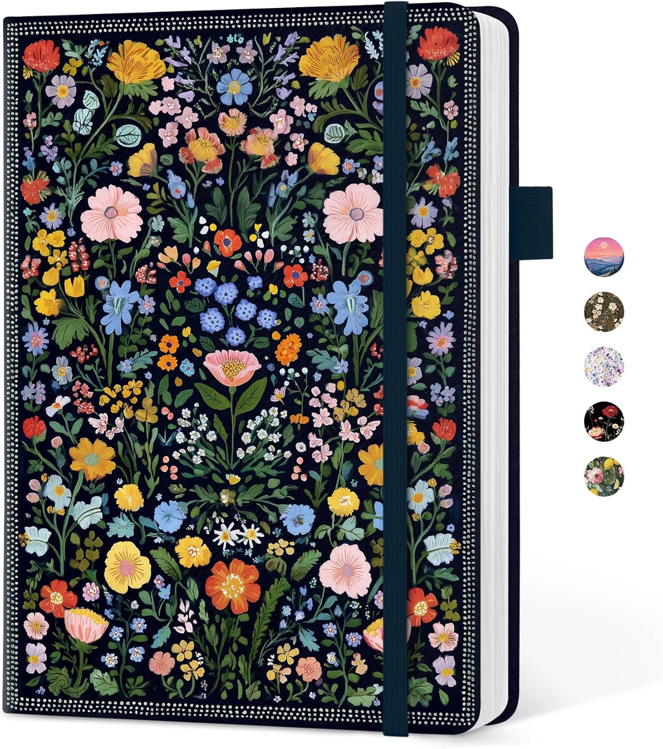 Taja Aesthetic Lined Journal for Women, Pretty 6" x 8" Notebook for Work & Note with 160 College Ruled Pages, Hardcover Leather Notebook for Journaling, Note Taking, Bible Study, Hummingbird