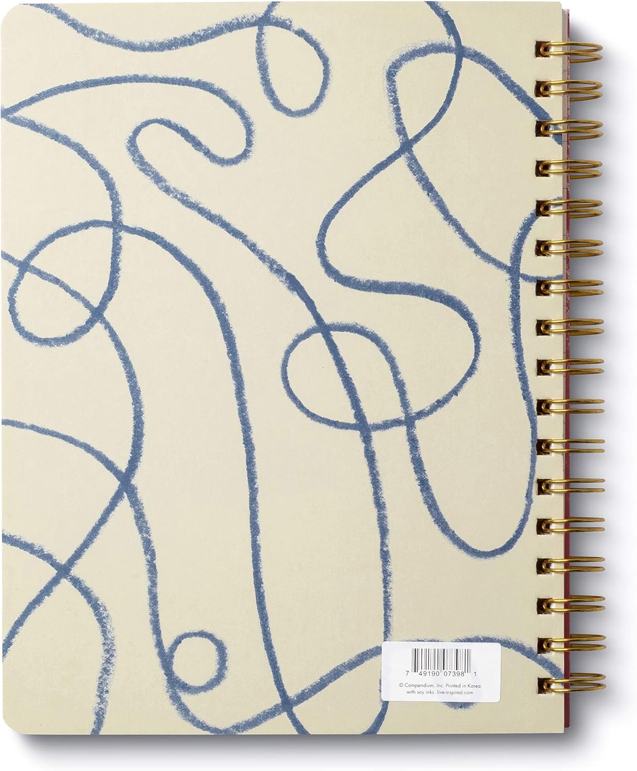 Compendium Spiral Notebook – Expect the Best Things to Happen Today – A Designer Spiral Notebook with 192 Lined Pages, College Ruled, 7.0" W x 9.25" H
