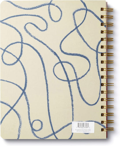 Compendium Spiral Notebook – Expect the Best Things to Happen Today – A Designer Spiral Notebook with 192 Lined Pages, College Ruled, 7.0" W x 9.25" H