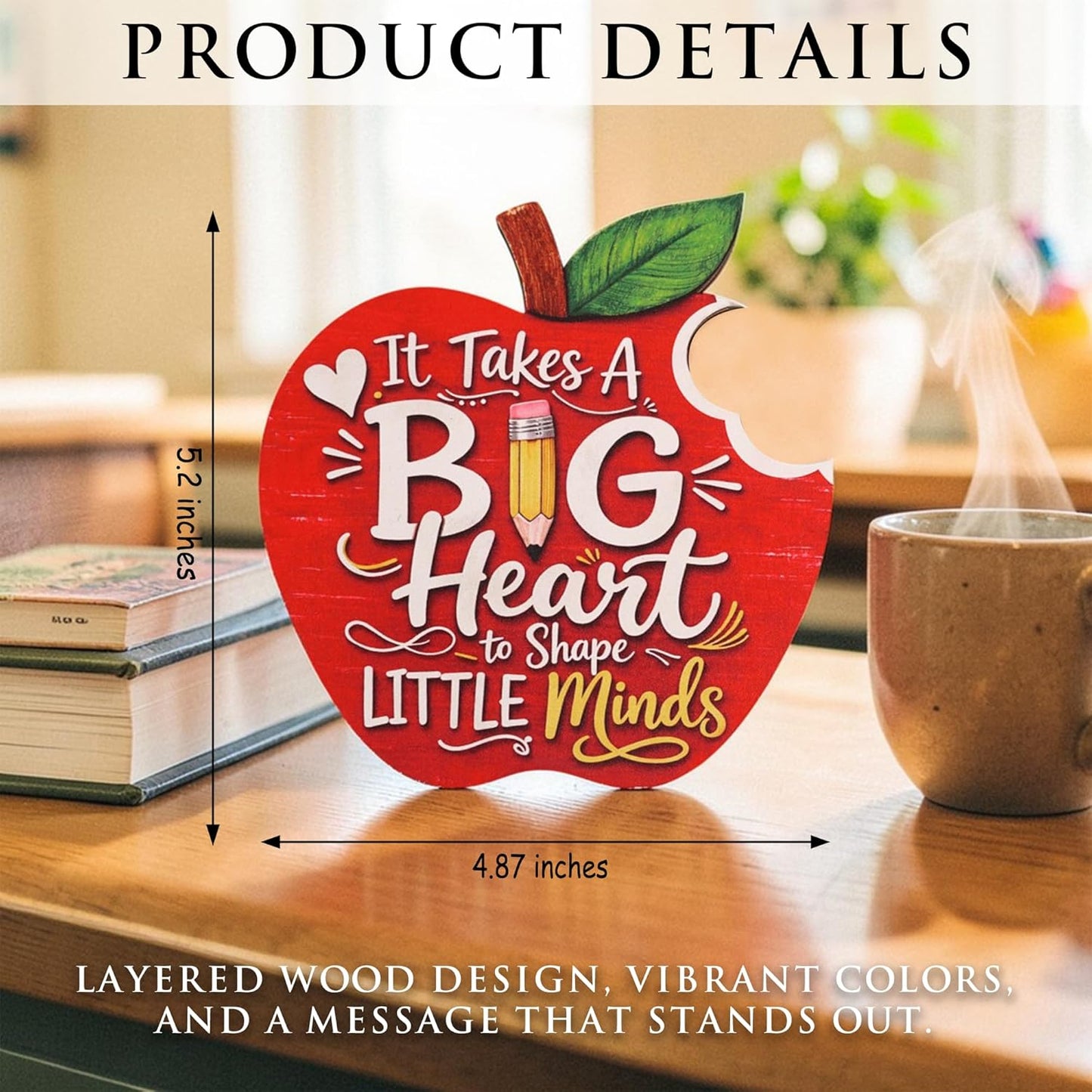 Wooden Cute Pencil Gift Card Holder 3.36x6 inches, Graduation Cash Holder for Class of 2026, Teacher Appreciation Gifts, Creative Money Gift Idea for Students, Teacher Gift, Teacher Appreciation Gifts