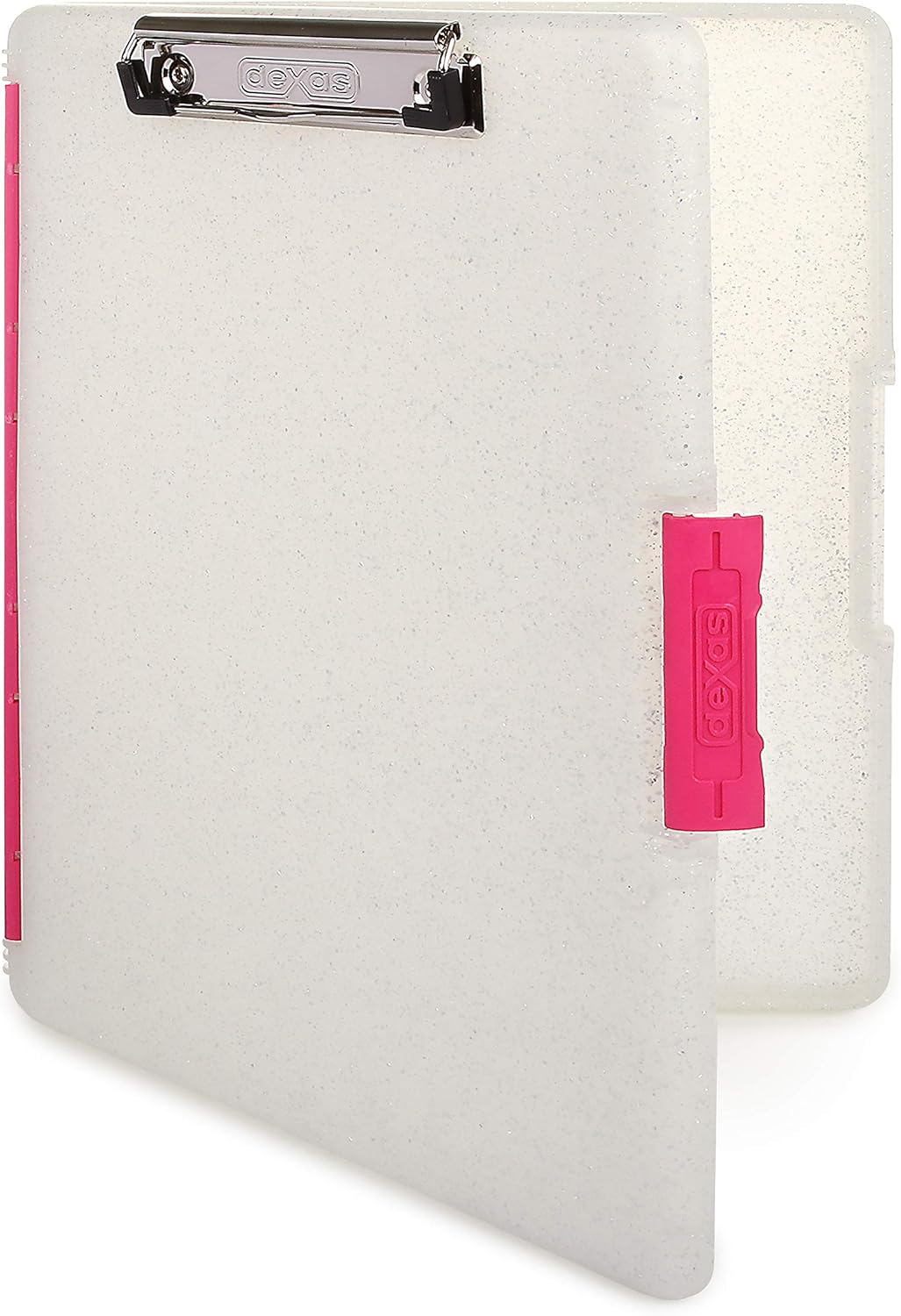 Dexas Slimcase 2 Plastic Clipboard with Storage and Side Opening, Black, Office Supplies Clipboards to Organize, Carry and Store, A4 Holder, Style and Functionality Nursing Clipboards