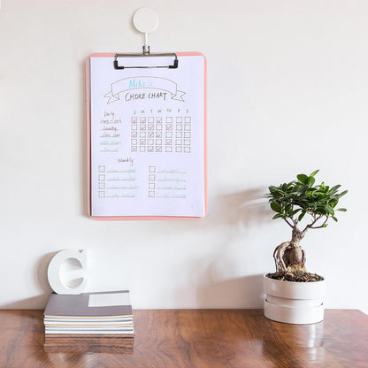 Mr. Pen- Plastic Clipboard, Letter Size, Black, Clipboard Plastic, Low-Profile Metal Clip with Retractable Hanging Hole