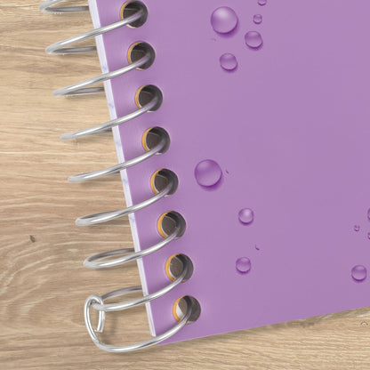 Five Star Spiral Notebook, 2 Subject, College Ruled Paper, 6" x 9.5", 80 Sheets, Blue (Color May Vary) (840029CG1)