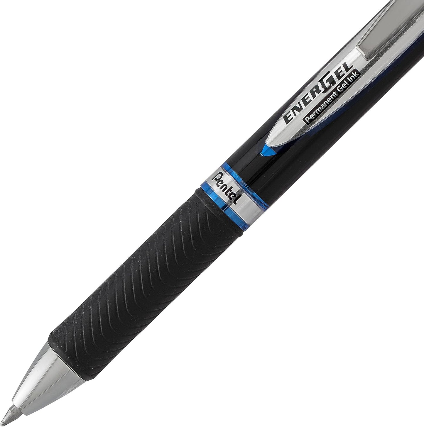Pentel EnerGel Permanent Gel Ink Rollerball Pen, Black, 3 Pack (BLP77BP3A)