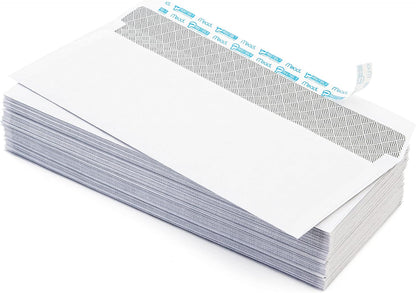 Mead #10 Security Business Envelopes Letter Size 4-1/8" x 9-1/2" – Peel and Seal, Privacy Lined, No-Window, Press-It Seal-It Self-Adhesive for Home & Office Mailing, 45 Count (75026)