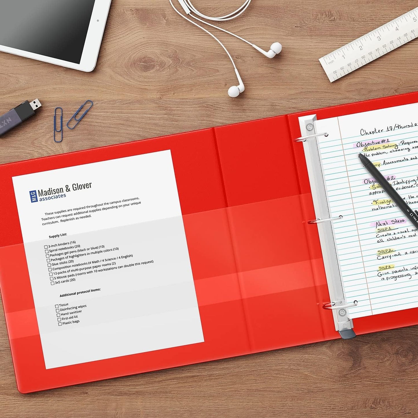 Staples Heavy-Duty 2-Inch D-Ring View Binder, Reinforced Spine, Holds Up to 450 Sheets, Gray, for Office & School