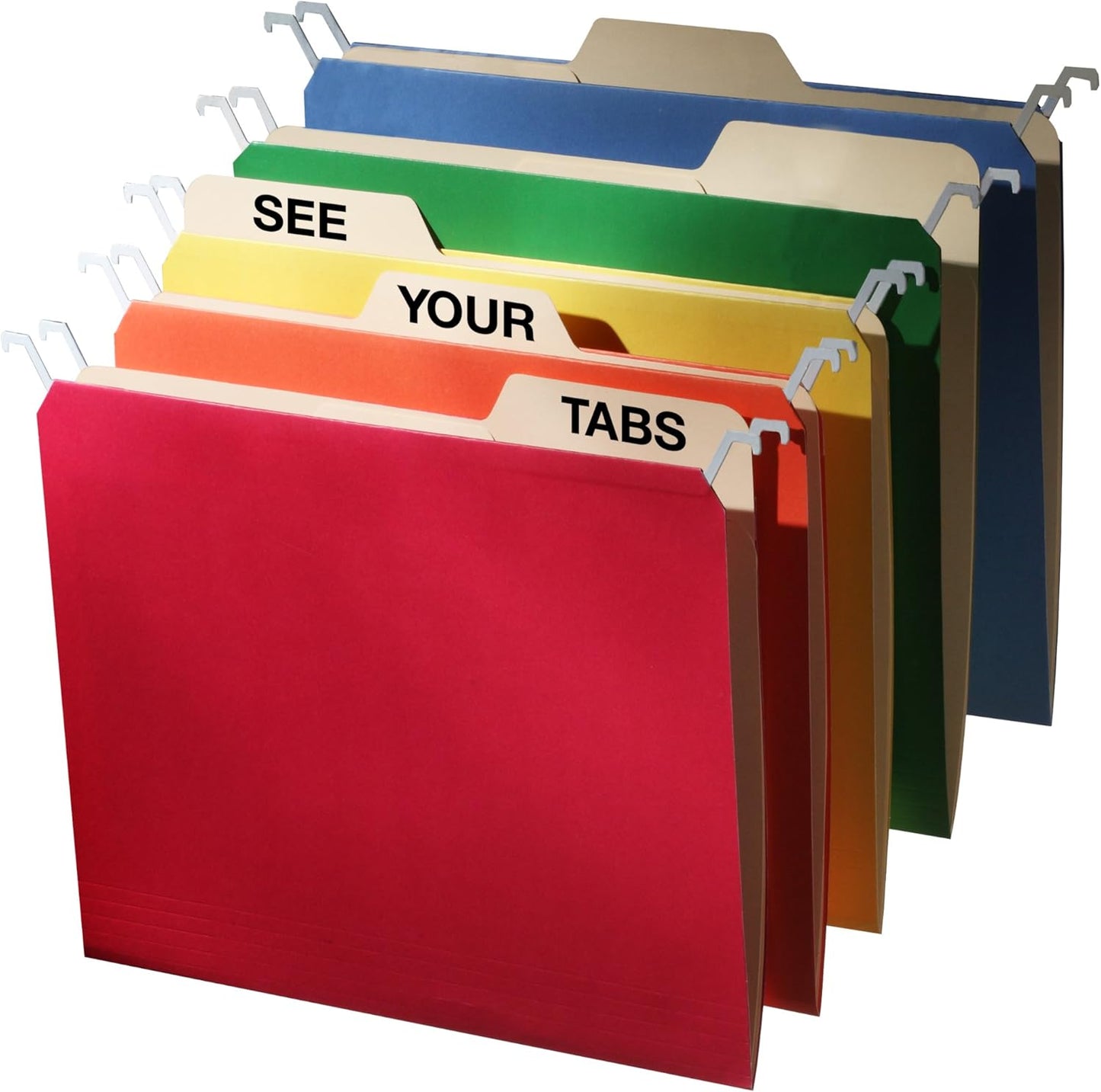 Find It Hanging File Folders for Filing Cabinet Storage - Pack of 9, Letter-Sized File Folder Set for Documents and Valuables - Filing Products for Organization, Back to School Supplies, Green