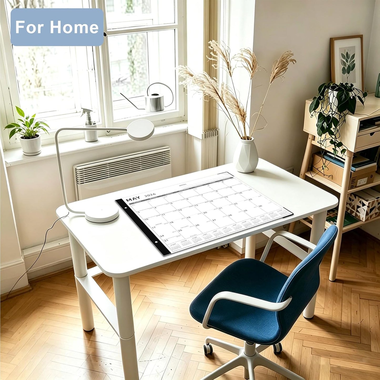 Desk Calendar 2026, KOPEESY 22" x 17" Large Desk Calendar, 18 Mouths From January 2026 to June 2027, Desktop Calendar with Notes and Thick Paper for Home, Office and School