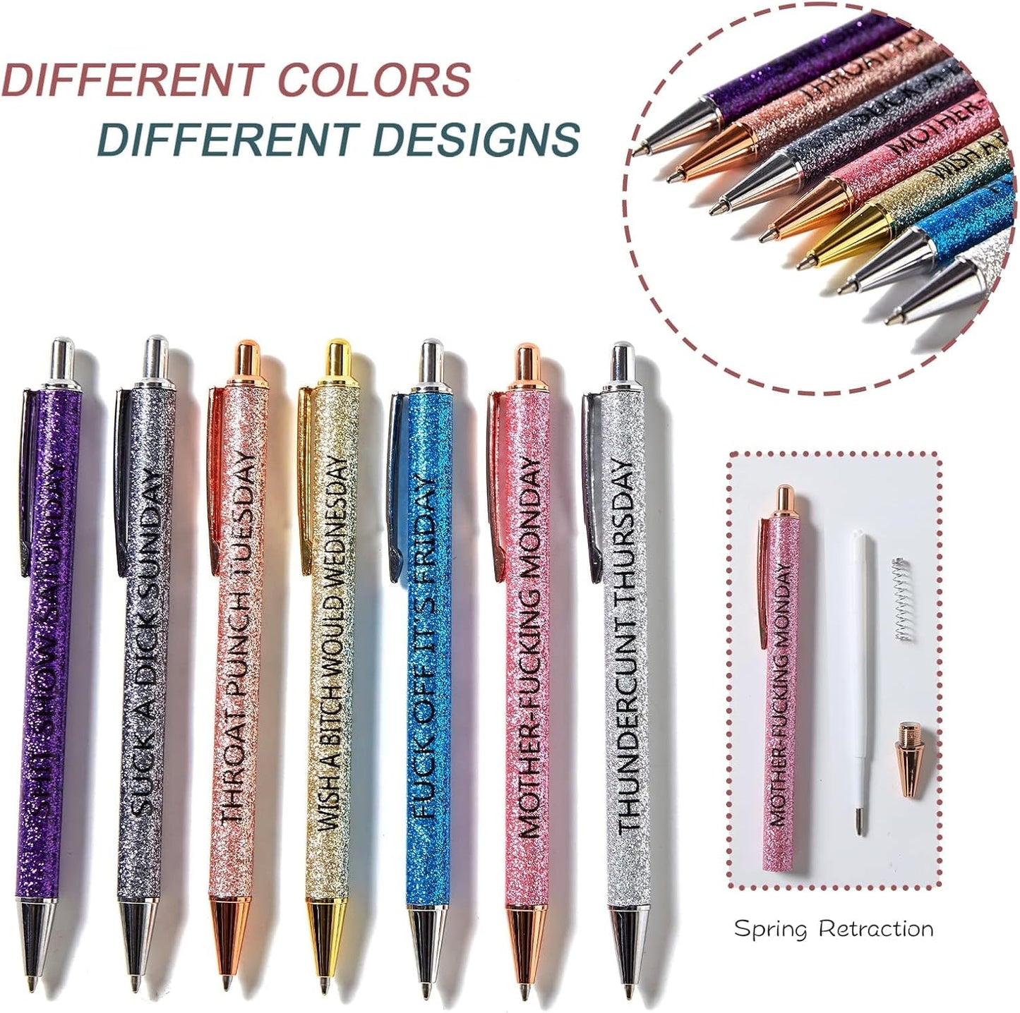 20 Pieces Ballpoint Pen Refills Black Ink 1.0mm Medium Point Smooth Writing Replacement Gel Ink Refills for Retractable Ballpoint Pen School Office Supplies