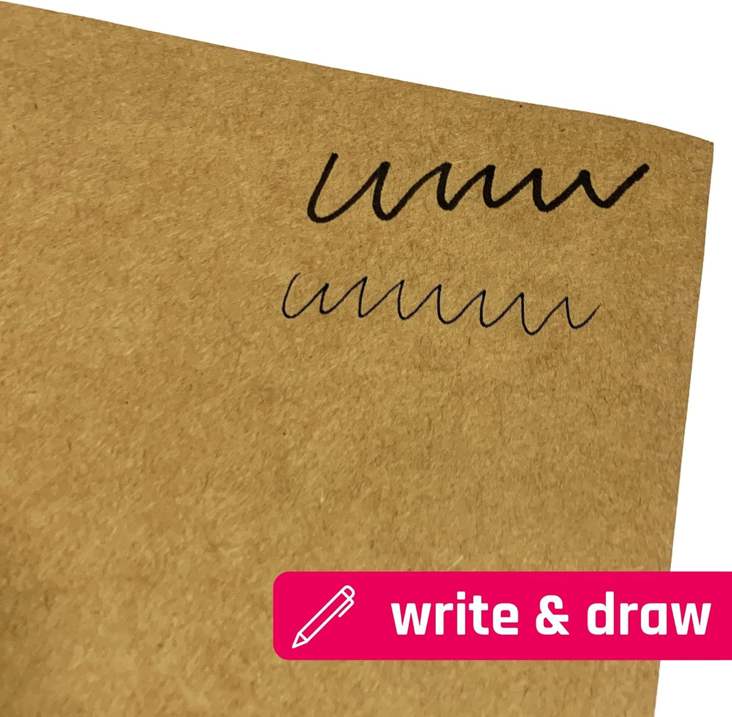 40 Sheets, Brown Kraft Cardstock, 300 GSM (110 lb. Cover) 8.5 x 11 inches