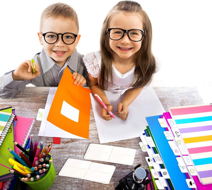 Sticky Index Tabs Page Marker Pop-up Page Flags Sticky Notes Tabs 1.6 x 1 Inch, White (1200 Pieces)
