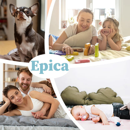 Epica Premium Ultra Plus Waterproof Sheet Protector Bed Pad, Under-pad, Quilted, Waterproof, and Washable, 34" x 52" for Children or Adults with Incontinence 34”x 52” (500 Washes ) Pack of 1
