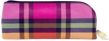 kate spade new york Pen and Pencil Case with Office Supplies, Zip Pouch Includes 2 Pencils, Sharpener, Eraser, and Ruler, Polka Dots (black/white)