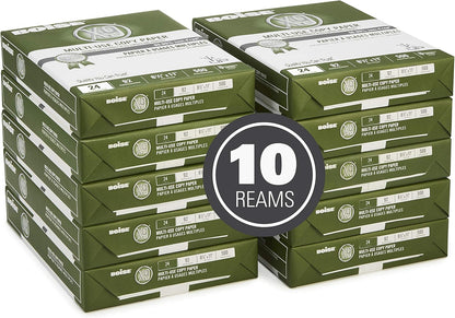 Boise X-9 Multi-Use Printer & Copy Paper, 5 Reams, White, Ledger (11in x 17in), 2500 Sheets Per Case, 20 Lb, 92 Brightness