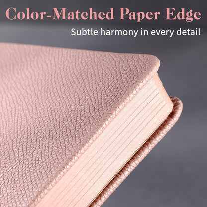 CAGIE Lined Journal for Men Women, Tree Growth Ring Leather Bound Journal Notebook, 256 Pages 100 GSM Journals for Writing, A5 Hardcover Journaling Notebooks for Work, Note Taking