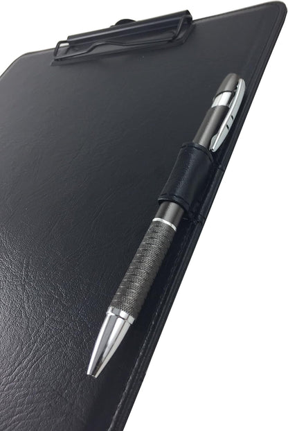 Trade Quest Clipboard Faux Leather Single (Black)