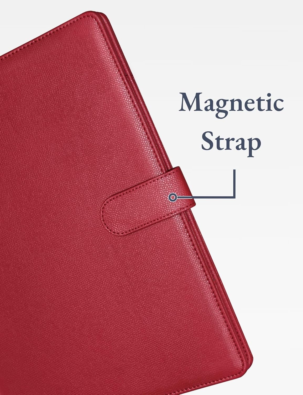 Mymazn Padfolio Portfolio Folder, Faux Leather Interview Resume Folder with Document Organizer & Business Card Holder, Letter-Sized Notepad Legal Pad Holder for Men Women (Sage Green)