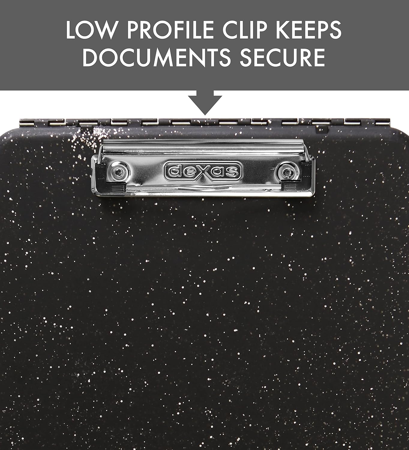 Dexas Slimcase Storage Clipboard, Black