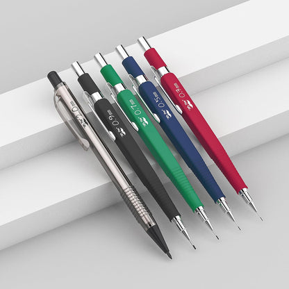 Mr. Pen- Art Mechanical Pencil Set, 5 Vintage Mechanical Pencils (0.3, 0.5, 0.7, 0.9, 2.0mm), 5 HB Lead Refills & 10 Eraser Refills, Precision Drawing Pencils for Sketching, Writing & Artwork