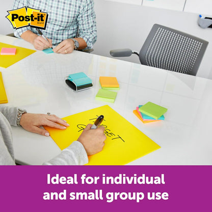 Post-it Super Sticky Big Notes, 11 in. x 11 in., Extra Large Sticky Notes Yellow, 1 Pad, 30 Sheets, Great for Vision Boards, Creative Projects, Study Spaces, Group Brainstorming, and More