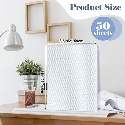 MotiMind 50 Sheets 8.5" x 11" Isometric Graph Paper Pad Isometric Paper Drafting and Graph Pads for 3D Designs Architecture Landscaping Engineering Drafting