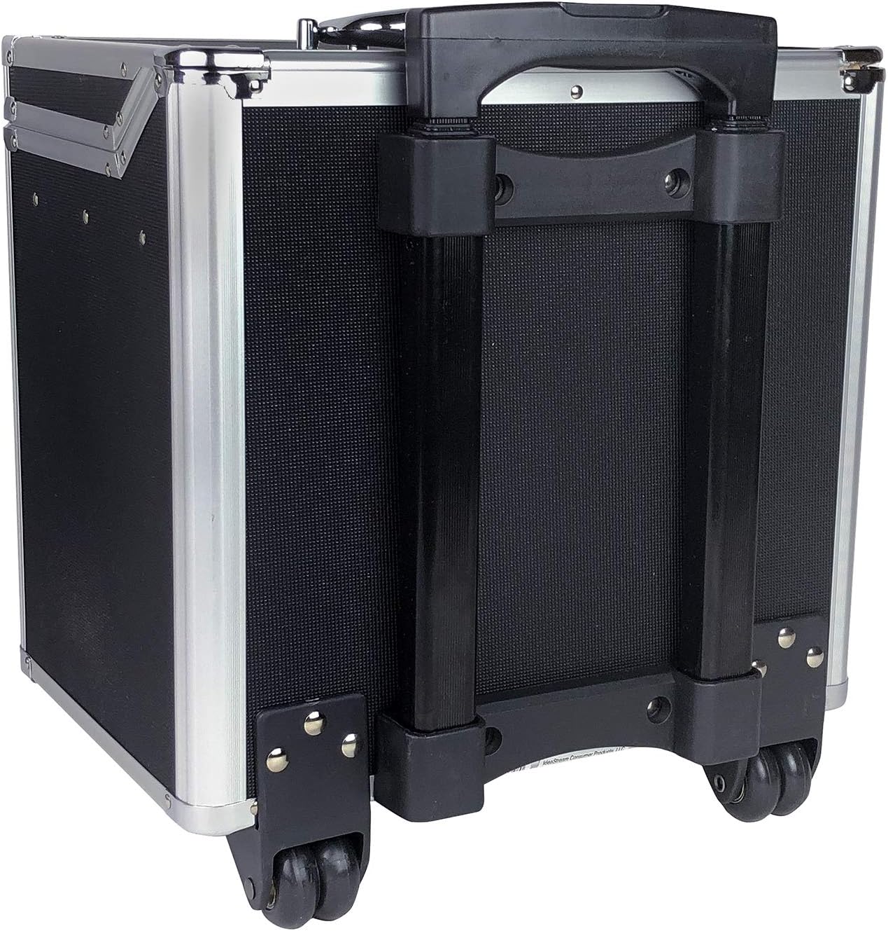 Vaultz Locking Mobile File Chest, Letter/Legal Files, 17.5" X 15.5" X 14.5", Black