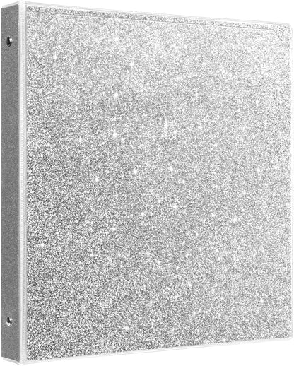 EYROZILL 3 Ring Binders 1 Inch Round Rings Binder Gold Binder Holds 8.5" x 11" Letter Size 300 Sheets, Waterproof, Gold
