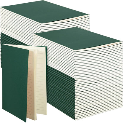 Mimorou 100 Pcs Journals Notebooks Bulk - Kraft Softcover A5 Small Notebooks 5.5 Inch x 8.3 Inch Notepads with 60 Page 30 Sheet for Writing Sketch Travel Office Supplies(Navy Blue,Lined)