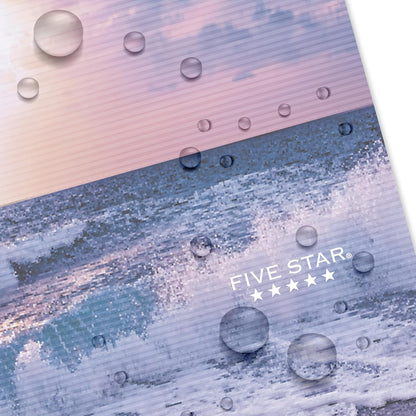 Five Star Spiral Notebook + Study App, 1 Subject, College Ruled Paper, 8-1/2" x 11", 80 Sheets, Fights Ink Bleed, Water Resistant Cover, Soft Petals Blue (820441F-ECM)