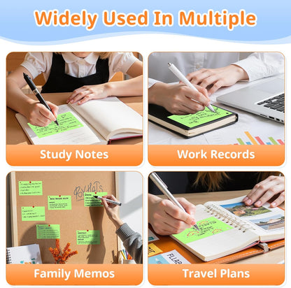 Index Cards 3x5 Inches, 300 PCS, Colored Flash Cards With Ring, Punched Lined Study Card Ruled Flashcards Notecards, Ruled Front And Blank Back, Note Card for School, College And Home