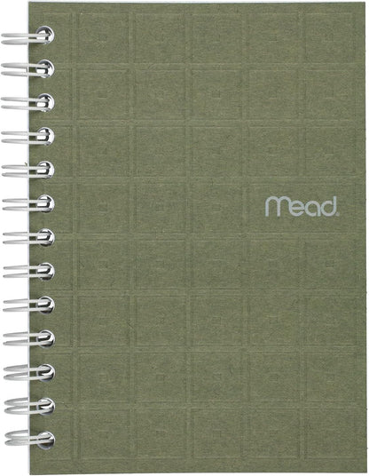 Mead Spiral Memo Notebook, 8 Pack, Pocket Notebook, College Ruled Paper, 3" x 5", 60 Sheets per Notebook, Assorted Colors (73605)
