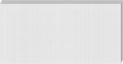 Fuyoooo 25 Sheet Graph Paper Pad 24" x 36" Large Graph 1" and 1/4" Ruled Grid Paper for Engineer Architect Designer Mathematician Draftsmen Sketch House Commercial Building Plan Drafting(White)