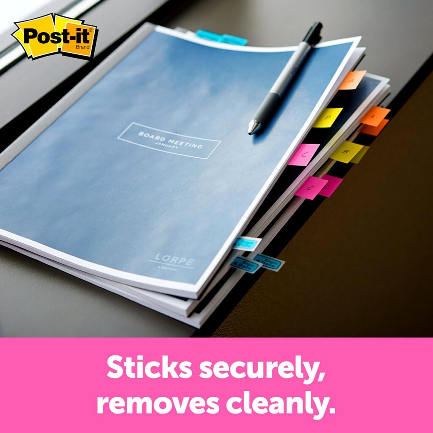 Post-it Flags, 1 in. x 1.7 in., One Dispenser with 200 -Count Red Sticky Tabs Per Dispenser, Removable Page Markers for Planners, Journals, and Calendars (200 Flags Total)