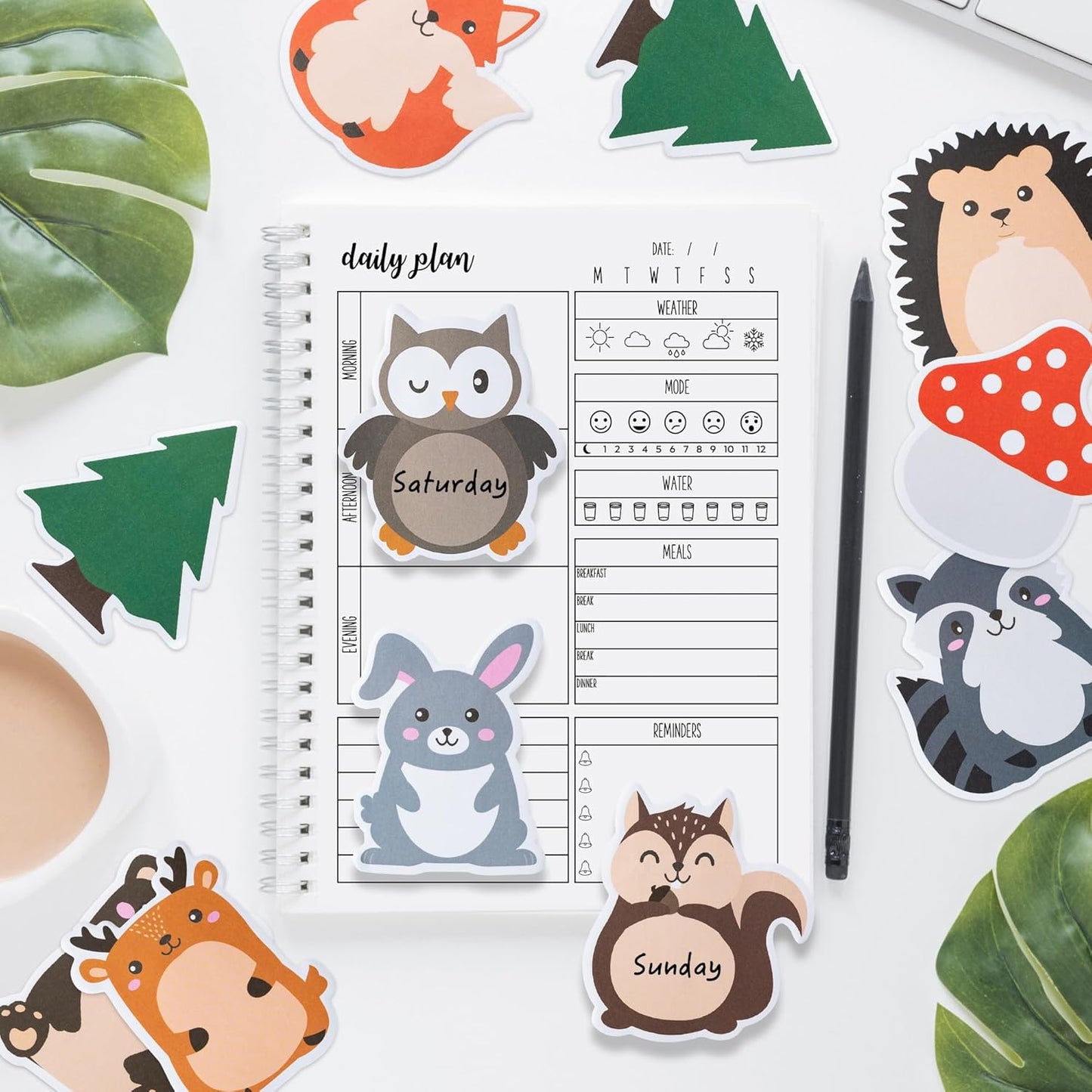 Xqumoi 30 Pack Teacher Sticky Notes - Funny Coffee Cup Self Sticky Notepads Writing Memo Pads for Teacher Appreciation Back to School Office Supplies Coffee Lover Gift Party Favors Goodies Bag Fillers