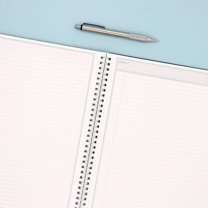 Blue Sky Smart Notes Professional Notebook, Wire-O Binding, 8.5" x 11", Black (14713)
