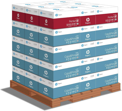 HP Printer Paper | 8.5 x 11 Paper | Premium 24 lb | 1 Ream - 500 Sheets | 100 Bright | Made in USA - FSC Certified | 112400R