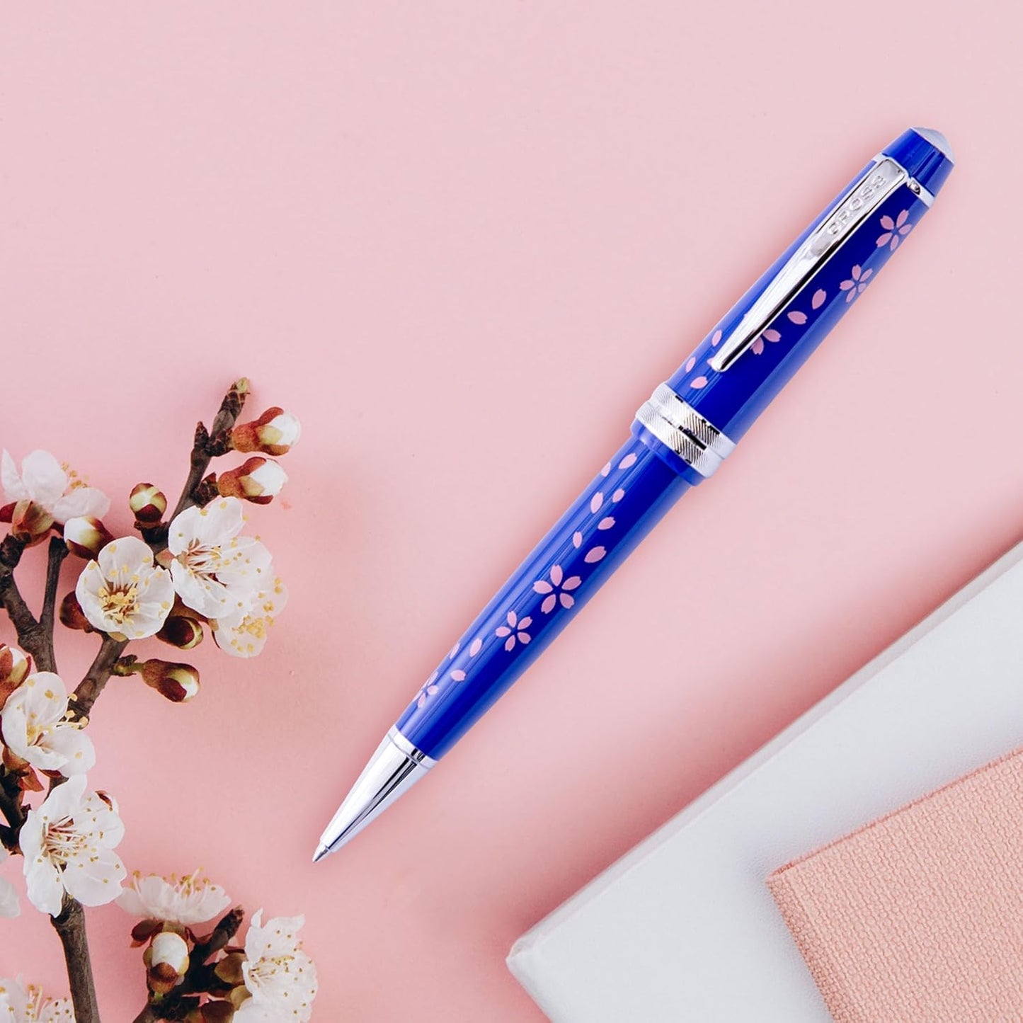 Cross Bailey Light Refillable Ballpoint Pen Presented in a Everyday Gift Box - Medium Point, Black Ink, Polished Green