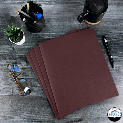 FILE-EZ Two-Pocket Folders, Navy Dark Blue, 25-Pack, Textured Paper, Letter Size (EZ-32523)