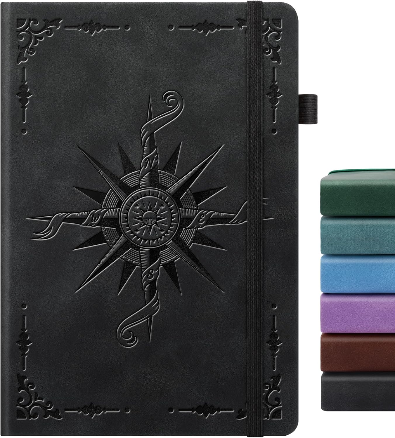 Lined Journal Notebook, A5 200 Pages Leather Journals For Writing Women & Men Travel,business,work & School,college Ruled Notebooks Hardcover Journaling Notebooks Daily Diary, 5.7'' X 8.3''-Purple