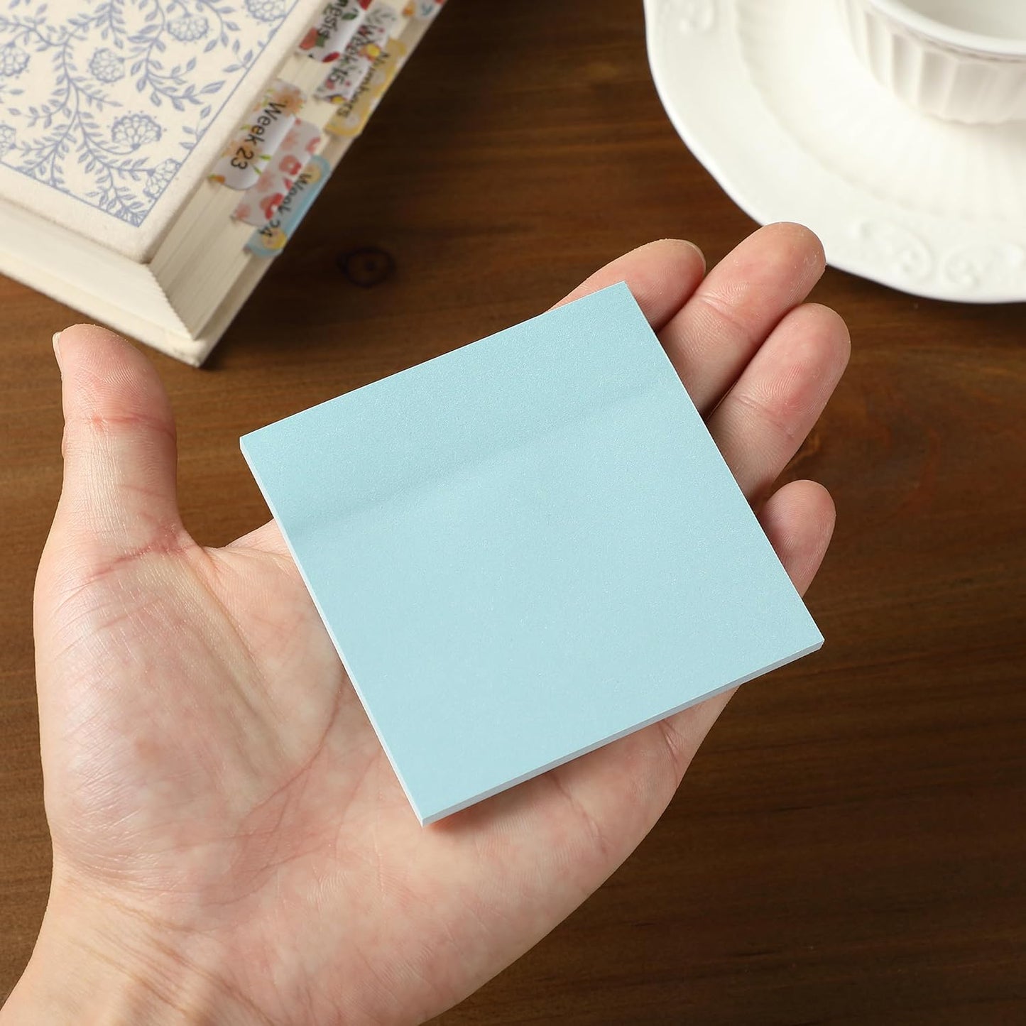 Mr. Pen- Sticky Notes, 3"x3", 12 Pads, 600 Sheets, Natural Vintage, Sticky Notes Bulk, Self-Stick Note Pads, Perfect for Office, School, Home, Study & Organization