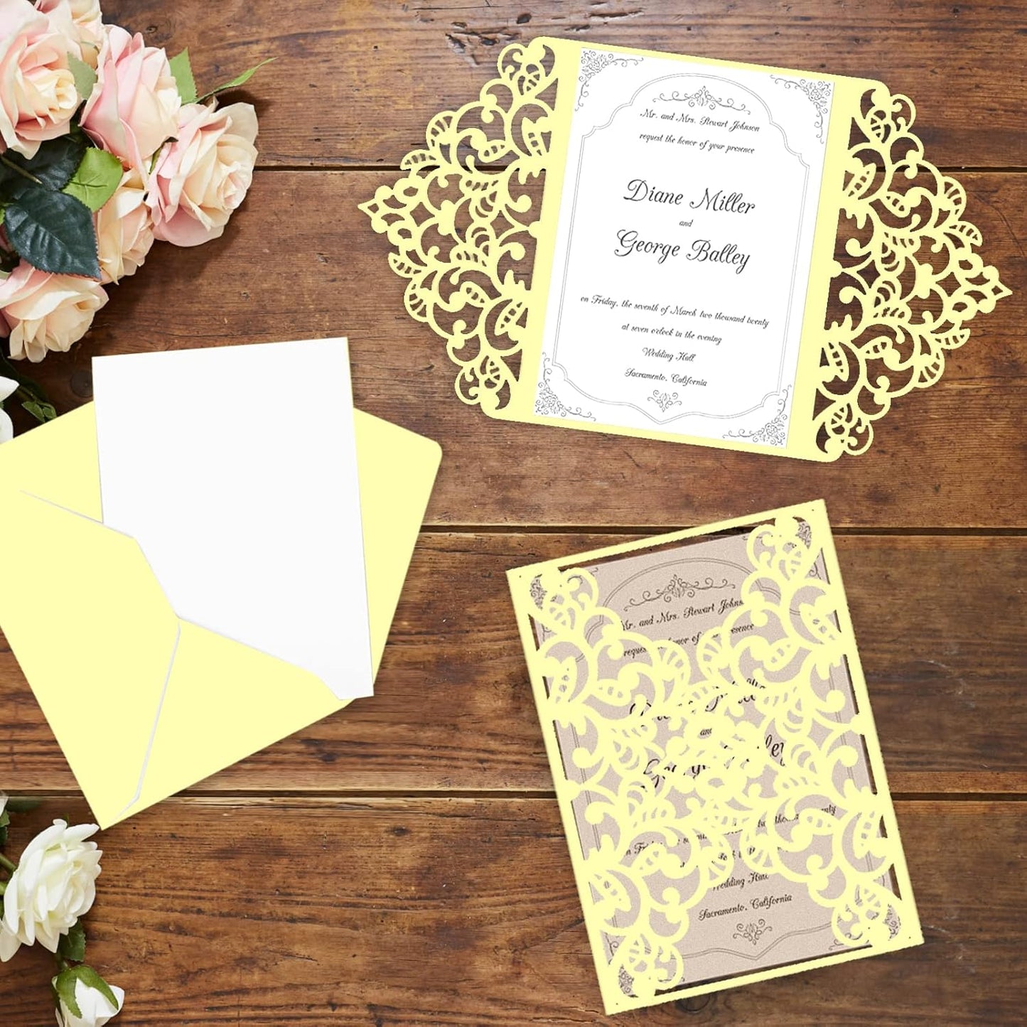 100 Sheets White Cardstock 8.5 x 11 Certificate Paper, Goefun White Card Stock Printer Paper for Invitations, Menus, Wedding, DIY Cards