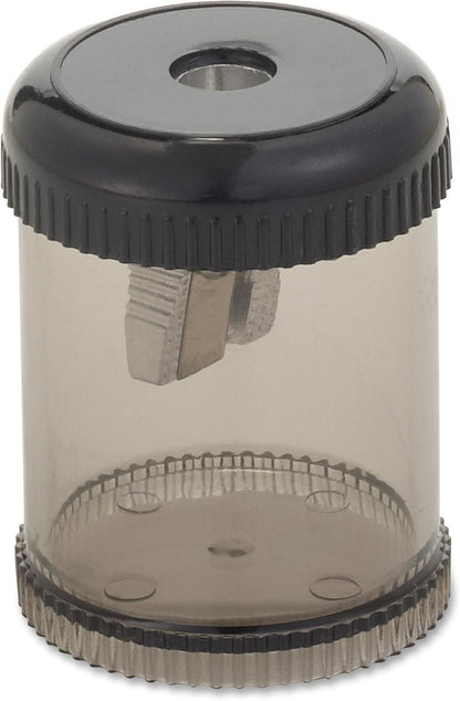 Integra Pencil Sharpener, Round, Desk, 1-7/8-Inch, Smoke (ITA42851)