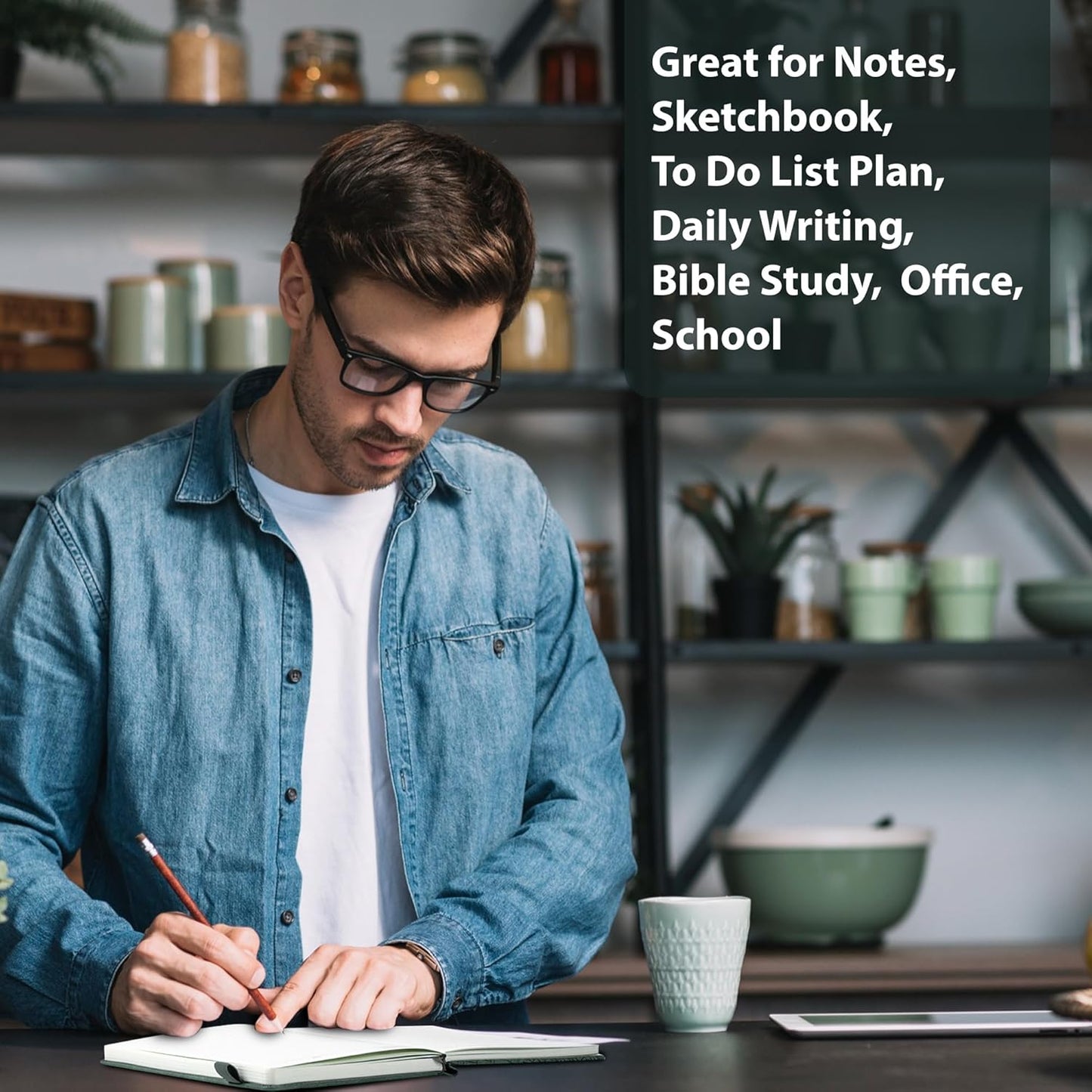 CAGIE Lined Journal for Men Women, Tree Growth Ring Leather Bound Journal Notebook, 256 Pages 100 GSM Journals for Writing, A5 Hardcover Journaling Notebooks for Work, Note Taking
