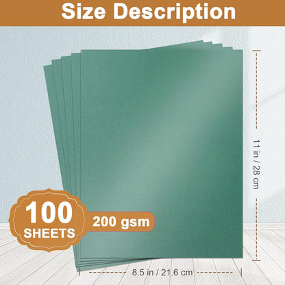 Silunkia 40 Sheets Gold Shimmer Cardstock 8.5 x 11 Certificate Paper, 75lb Craft Paper Card Stock for Cards Making, Birthday Decorations, Wedding Invitations, Greeting Cards